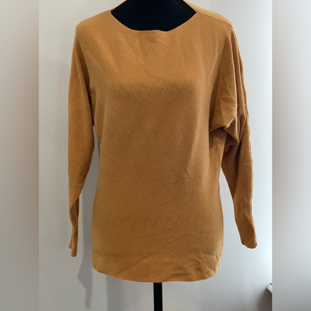 Milano‎ S Mustard Yellow Knit Sweater 459